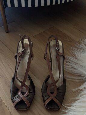 PRADA ‘90s SATIN HEELS